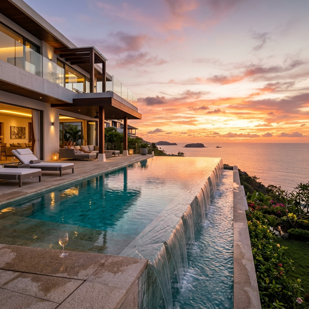 בריכת אינפיניטי יוקרתית