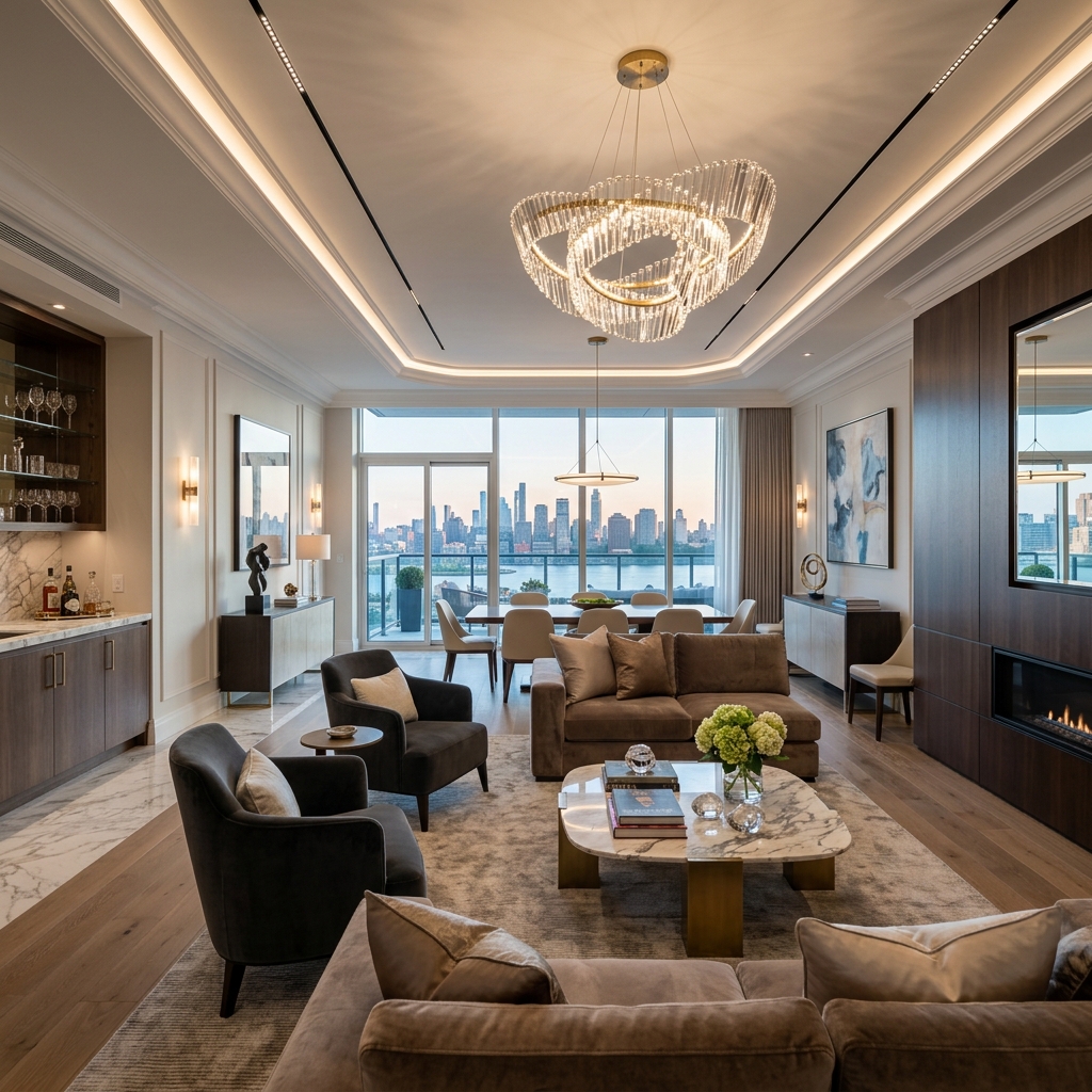 עיצוב פנים סופי קבלת מפתח